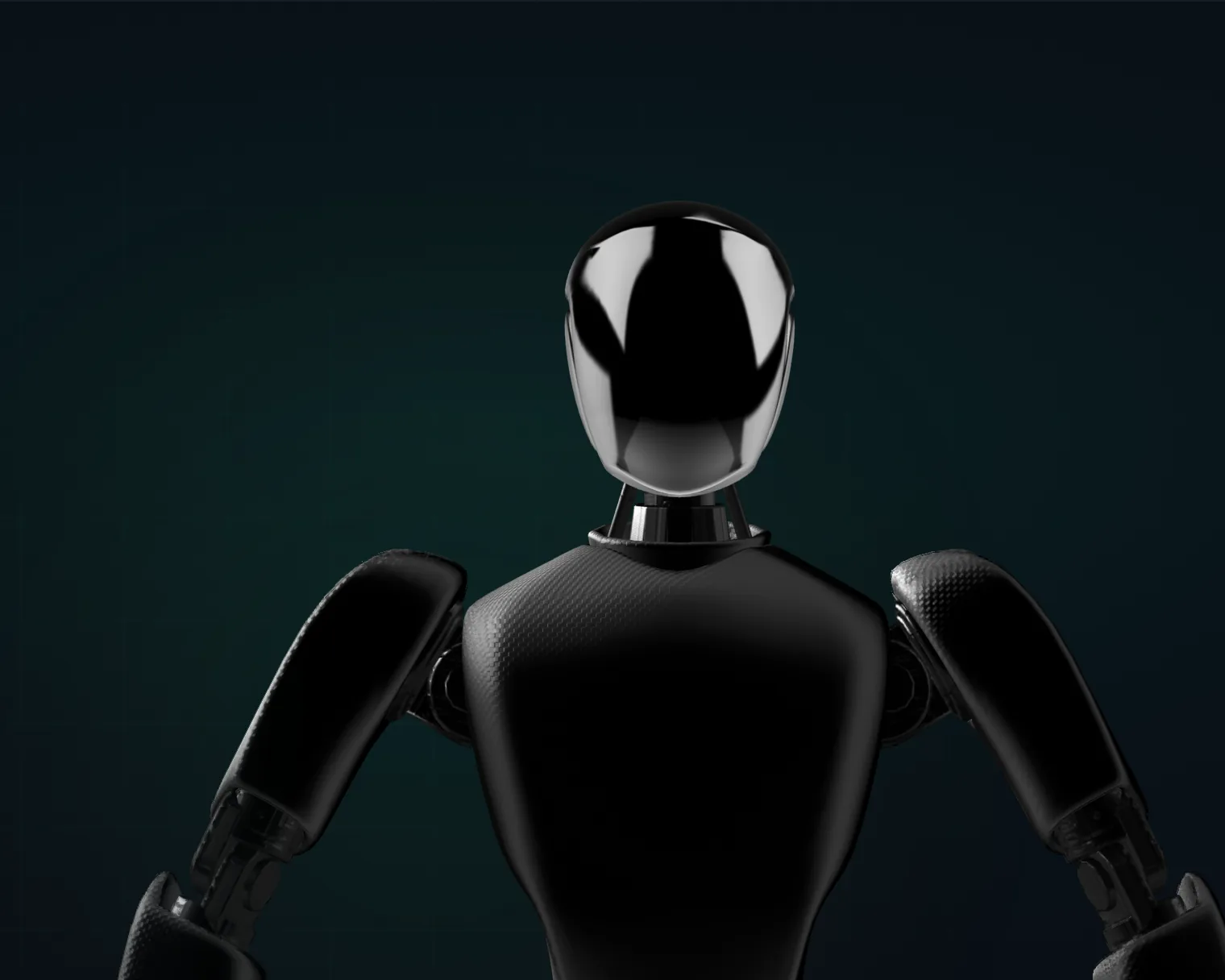 Clyde, de AI marketing medewerker van FutureMarketingAI, als 3D-robot