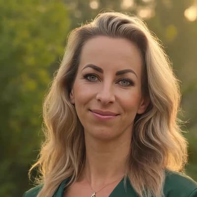 Portret van Sindy Kienstra, founder van SkinClarity Club